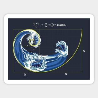 The Great Fibonacci Wave Sticker